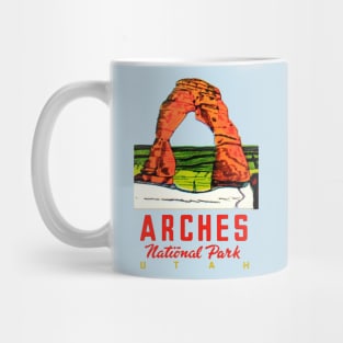 Arches National Park Utah Vintage Travel Decal Mug